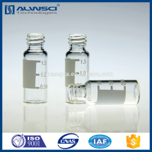 2 ml Frasco de amostras de cromatografia clara para parafuso 8-425 Tubular Frasco de HPLC de amostrador automático